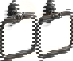 Rectangular Closed Towel Ring in Oil Rubbed Bronze